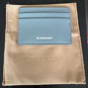 Burberry Slate Blue Card Holder